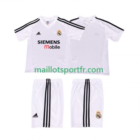 Maillot de Foot Real Madrid 2004 20025 Retro Enfant Domicile